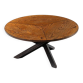 Gerard Geytenbeek tripod dining table in wenge, The Netherlands, 1960