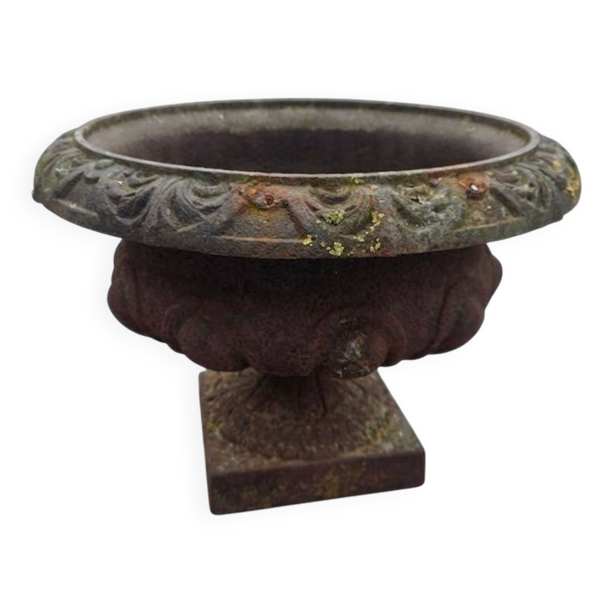 19th-century cast iron medical vase