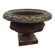 19th-century cast iron medical vase