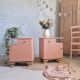 Pretty pair of art deco bedside tables
