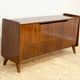 Mid-century walnut dresser by František Jirák, storage cabinet, 1970s