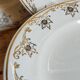 Eight Villeroy & Boch dessert plates with gold decor