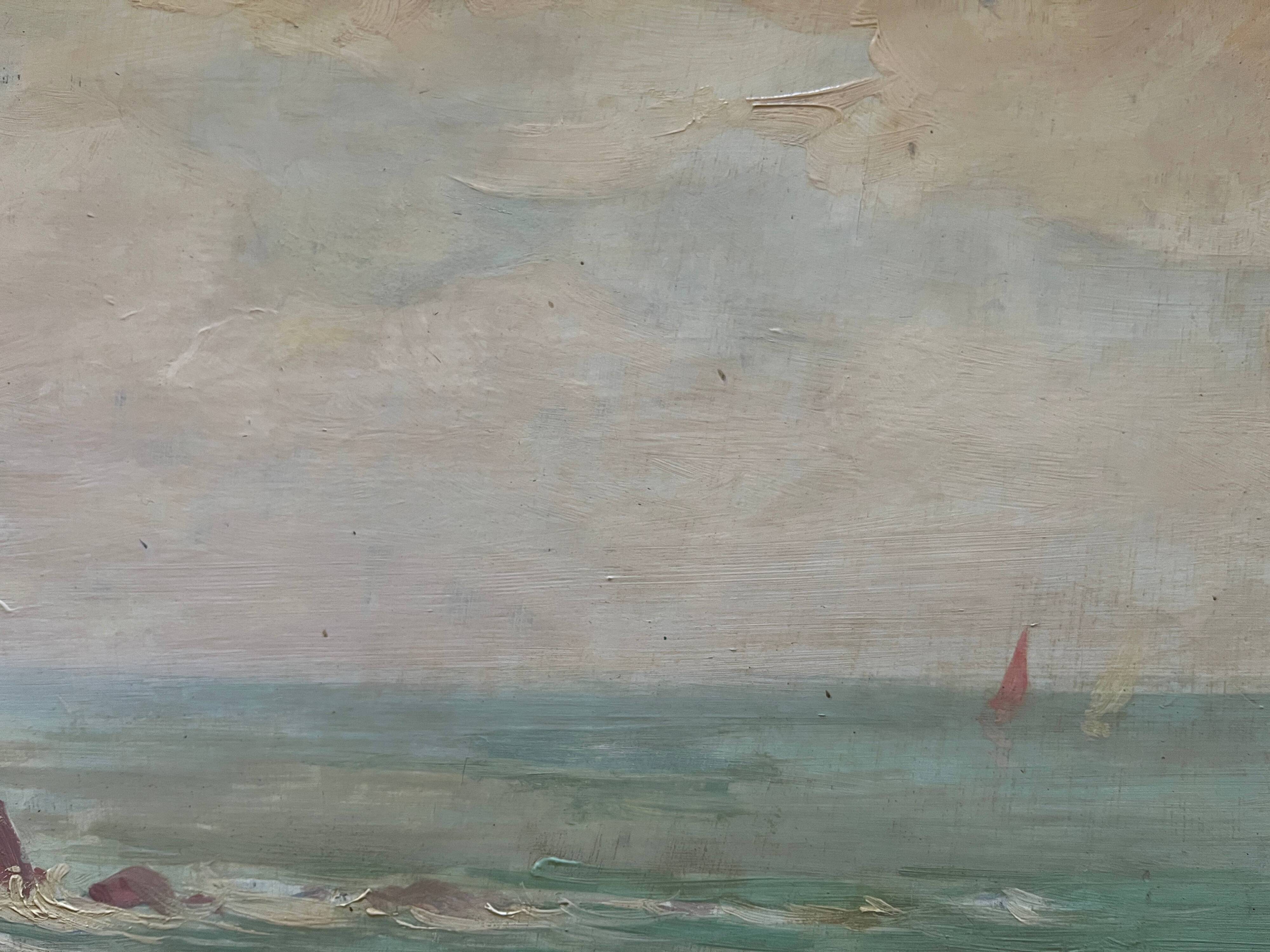 HSP painting "Breton Navy (?)" by Gaetan Montagney