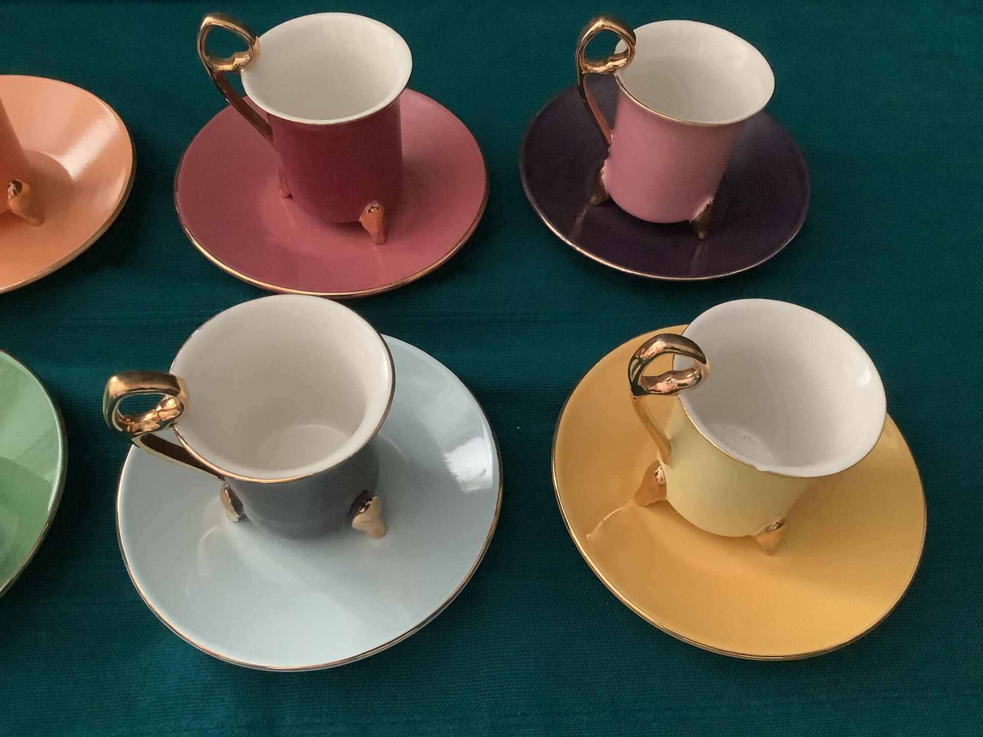 6Tasses + 6 Soucoupes Geneviève Lethu
