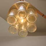 Mid-century chandelier Kamenický Šenov, 1970