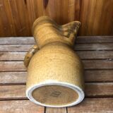 Ancien pichet longchamp céramique beige france vintage #a516
