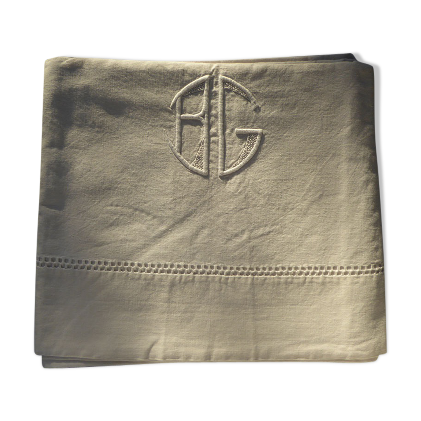 Sheet two-seater embroidered Métis AG