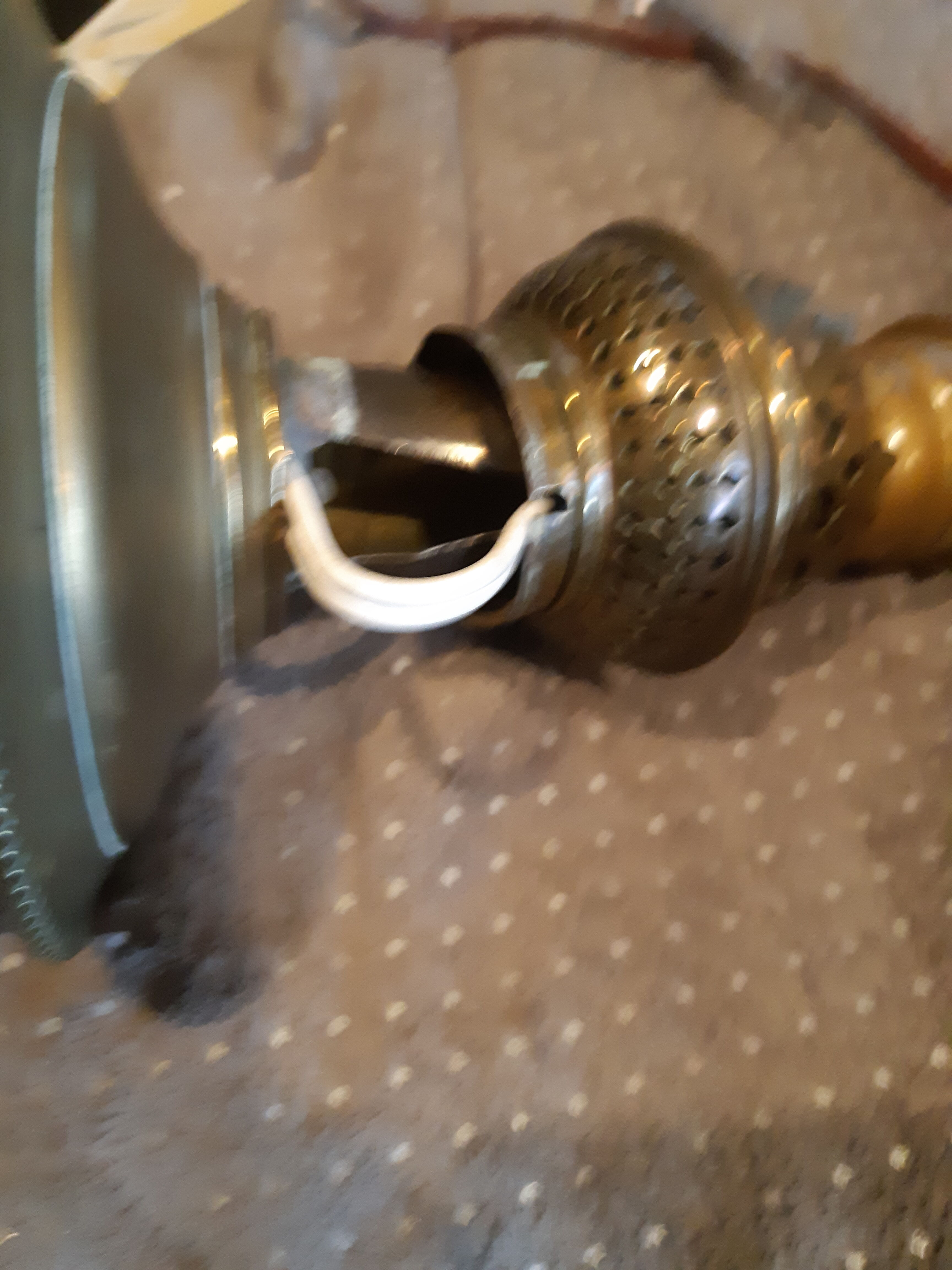 Pair of old Asian lamps