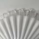 Vintage pendant light in serrated opaline