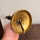 Antique Neo-Classical Column Candle Holder Brass Empire Lamp
