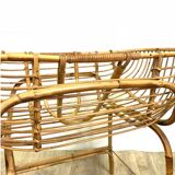 Rattan couffin in very good condition sold with mattress