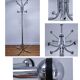 Portemanteau métal chromé design années 80