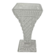 Vintage pressed molded glass vase 1960