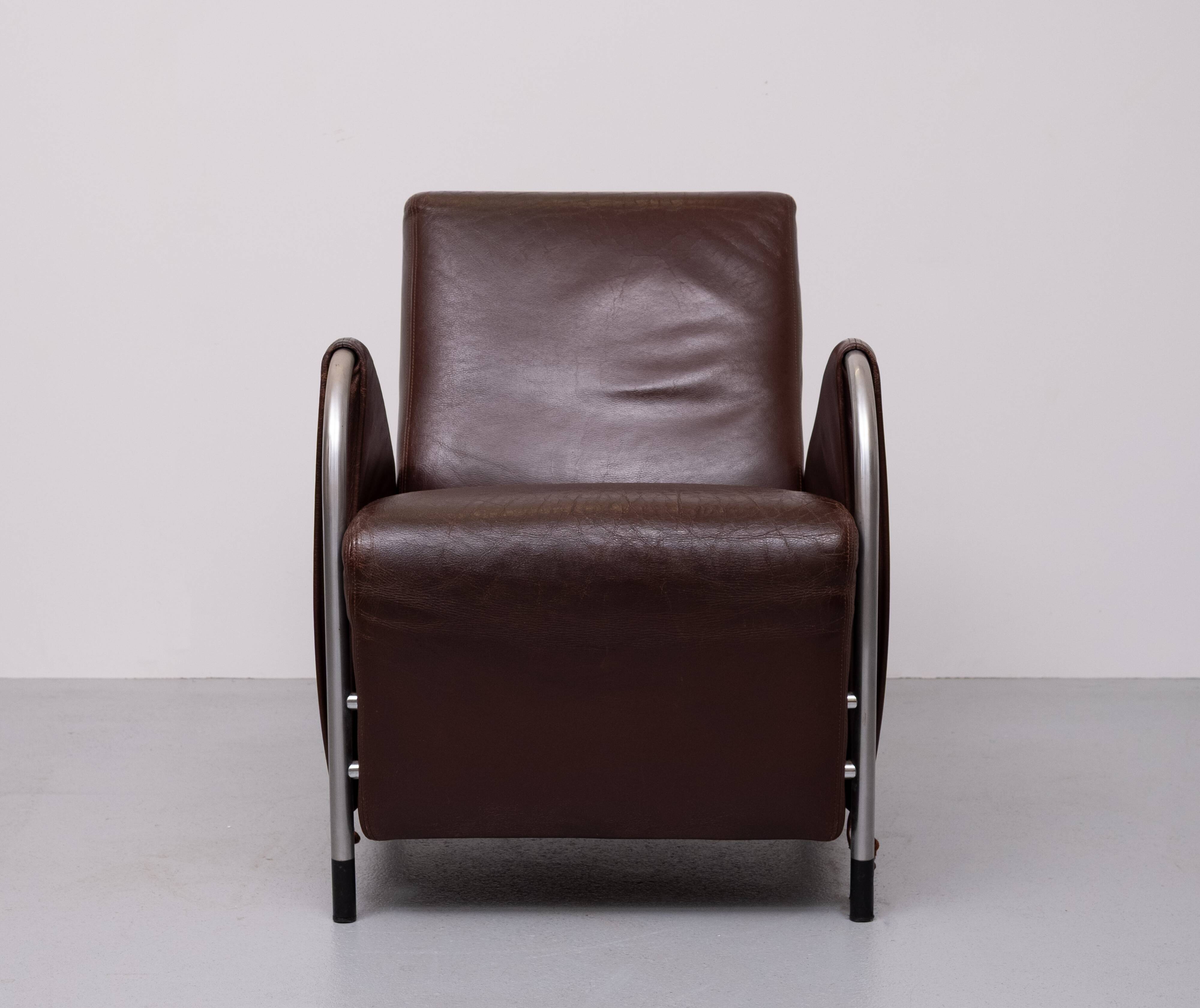 Art Deco lounge chair Design Jan des Bouvrie for Gelderland