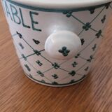 Ceramic table bin