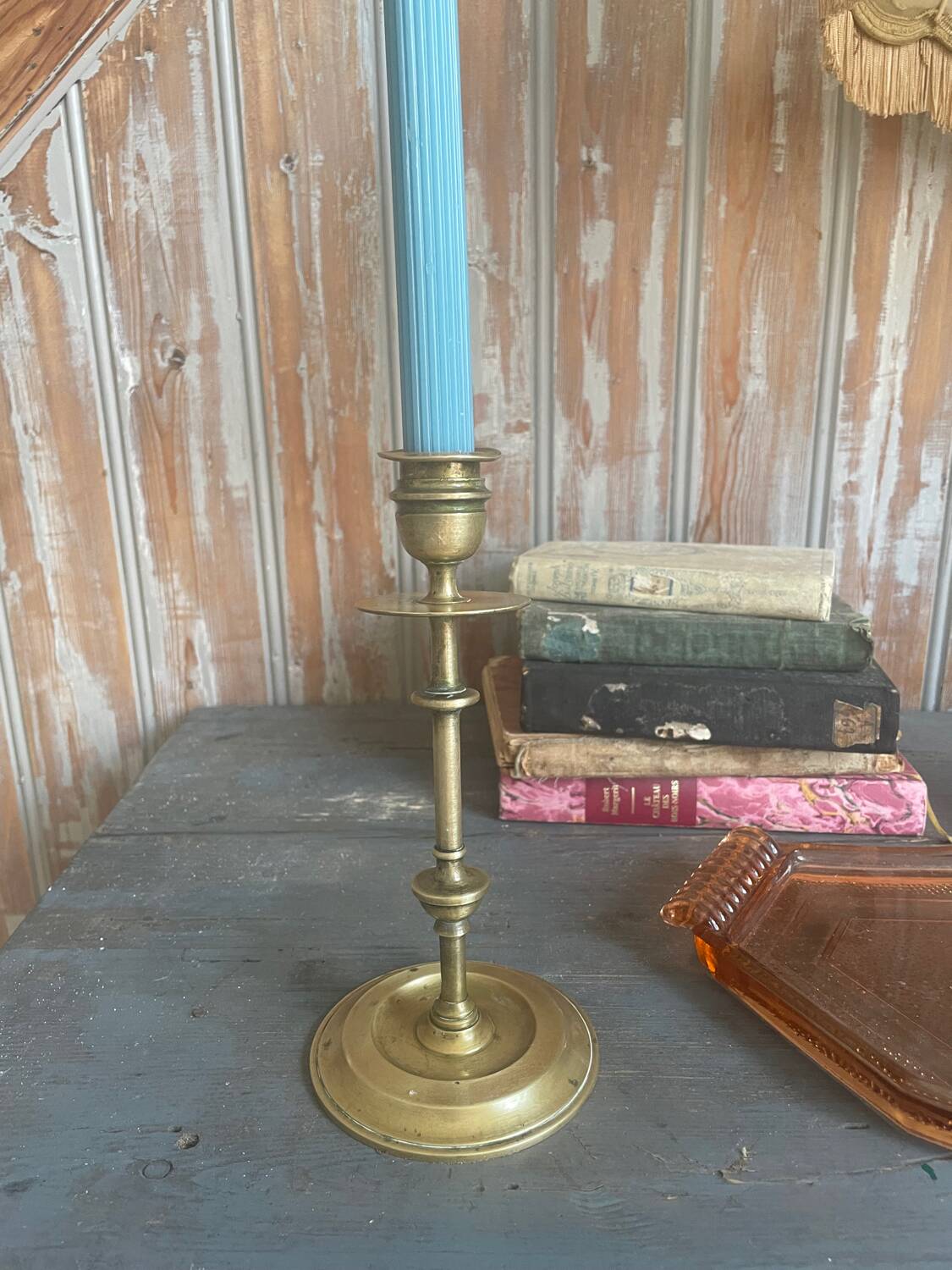Brass candlestick