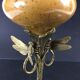 Art Nouveau Cup in Bronze & Porcelain