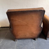 Paire de fauteuils club
