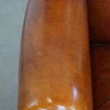 Sheepskin Leather Wingback Chair