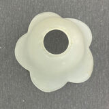3 tulips with 5 petals, antique satin glass