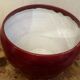 Burgundy glazed ceramic planter