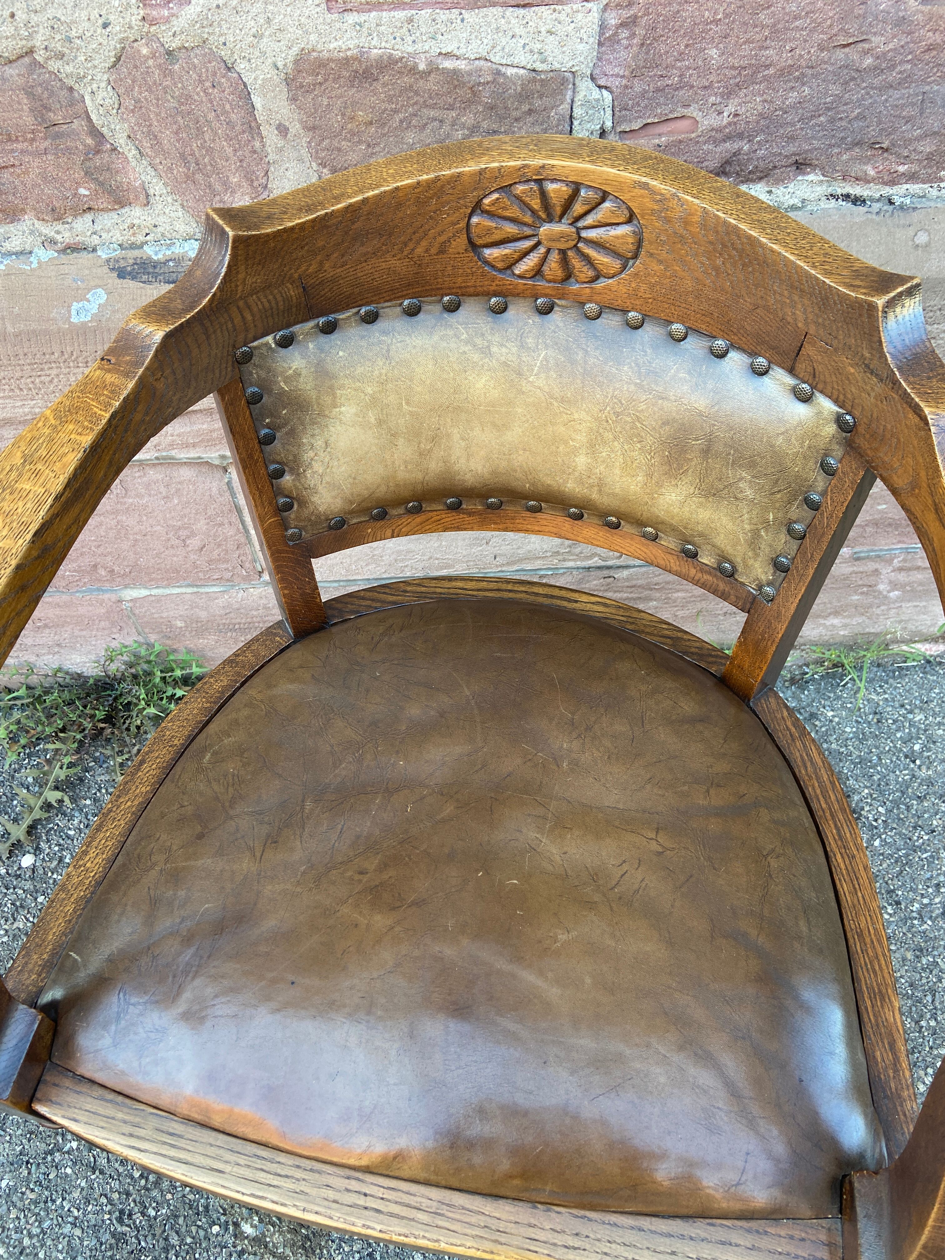 Vintage Art Deco office chair