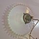 vintage white ceramic suspension complete with its electrical system