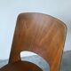Suite of 6 chairs bistro Baumann, circa 1950.
