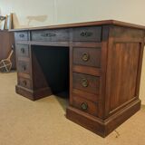 Old desk leather top