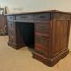 Old desk leather top