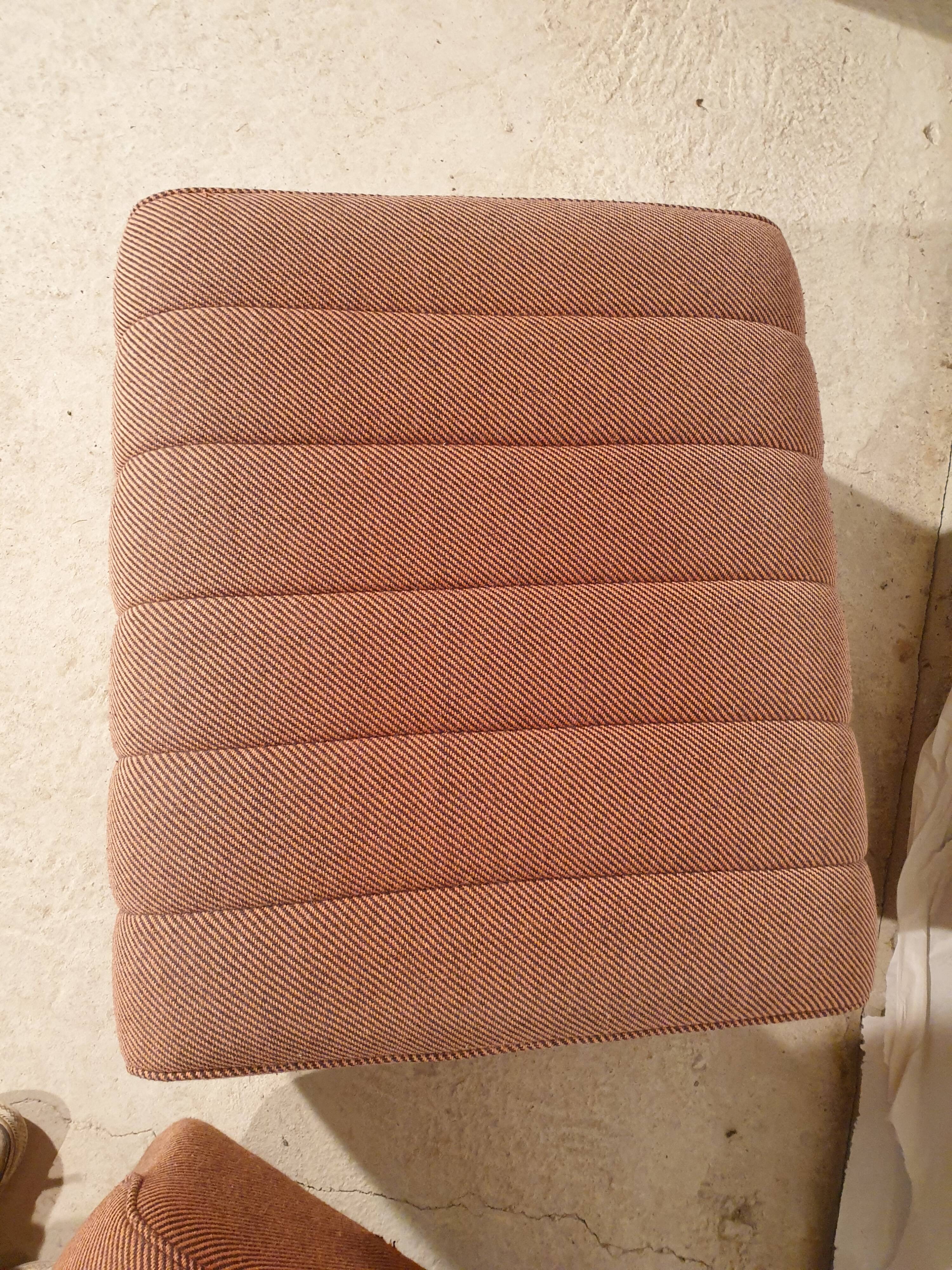 Pair of vintage ottomans