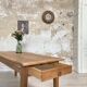 Vintage farmhouse table with spindle legs.