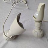 RARE PAIR OF TABLE LAMPS BY GINO SARFATTI DESIGNER