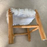 Chaise fausse fourrure
