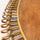 Table basse soleil en rotin