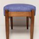 Pair of vintage purple stools from the mid-century, Edmund Homa, 1960s.