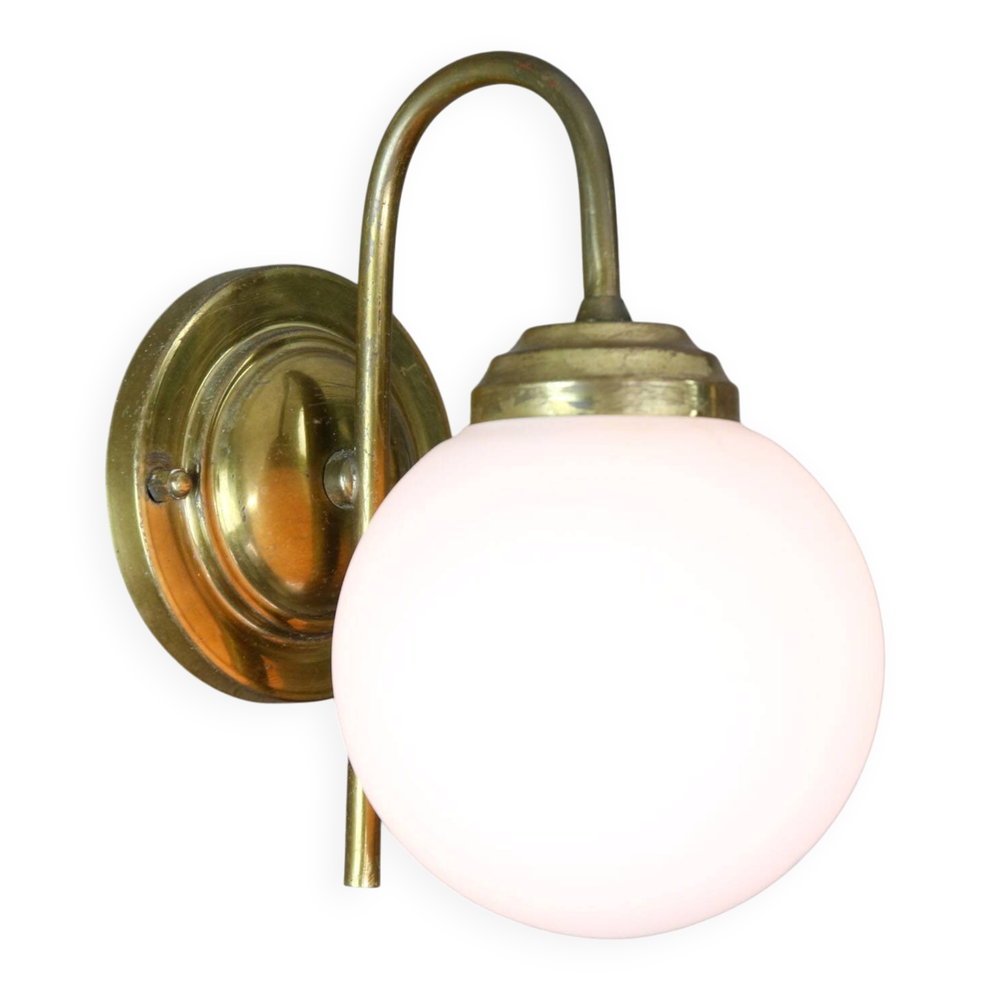 Mid-Century Italian Brass Wall Lamp, 1960s
