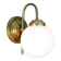 Mid-Century Italian Brass Wall Lamp, 1960s