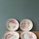 Set of 4 flat plates "Vega" U&C Sarreguemines