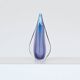 Flavio Poli Sommerso "Teardrop" vase Murano glass Seguso Italy 1960