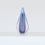 Flavio Poli Sommerso "Teardrop" vase Murano glass Seguso Italy 1960