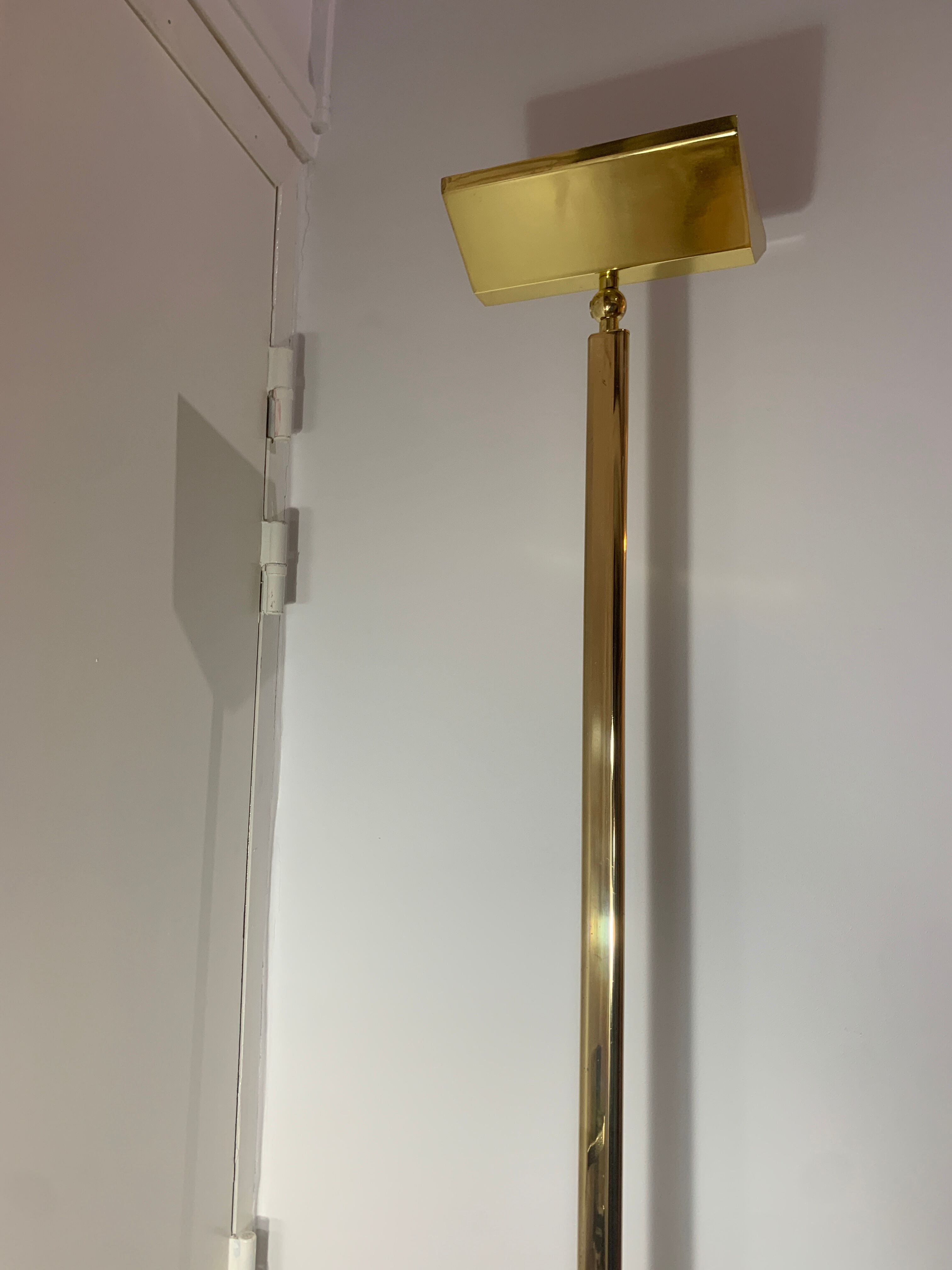 Italian brass floor lamp