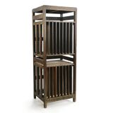 Solid wood filing cabinet
