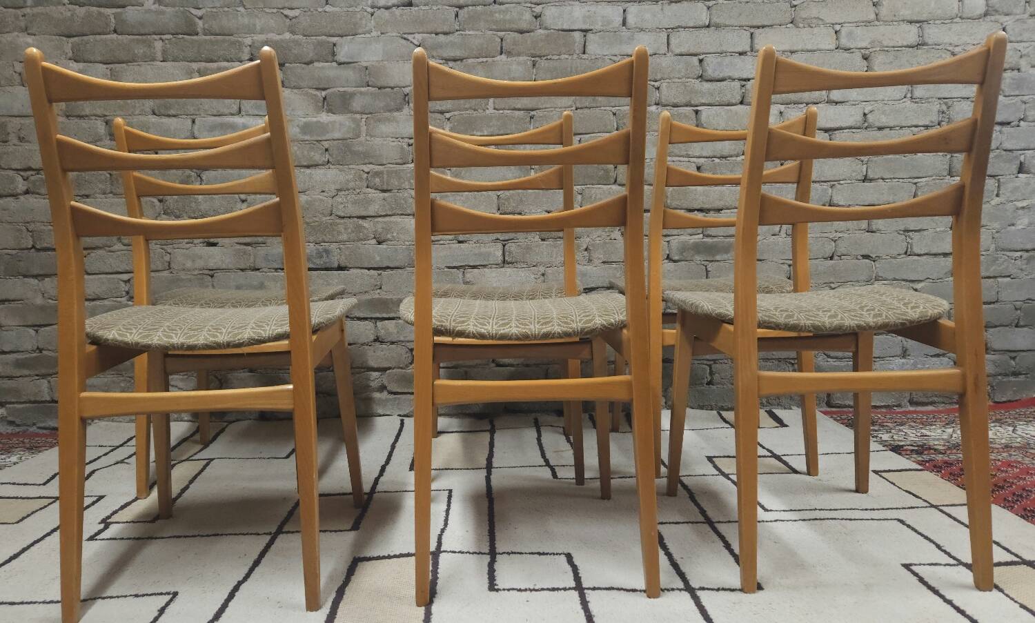 Set de 6 chaises scandinaves par Bähre Mignon Möbel 1960