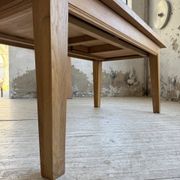 Table de ferme extensible en chêne massif