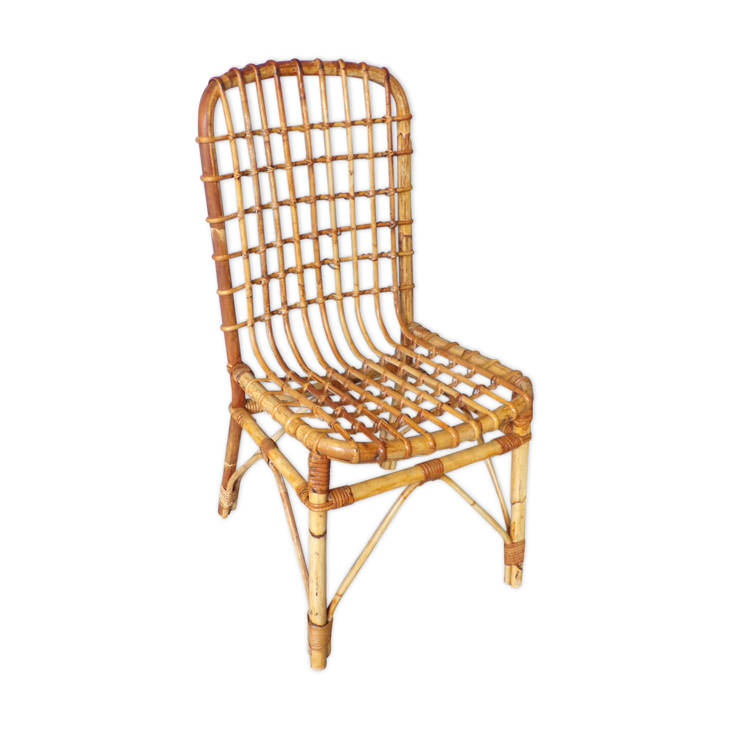 Rattan chair 1950