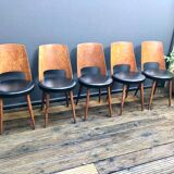 Set de 5 chaises Baumann Mondor
