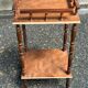 Directoire or neo-classical pedestal in solid wood from the 1970s.