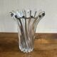 Vase corolle verre twisté style Pierre d'Avesn
