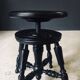 Early 20th Century Black Stained Piano Stool, 1890s